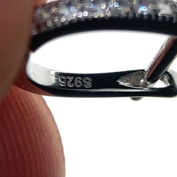 Peridot 2.42ct Platinum Finish Solid 925 Sterling Silver Earrings - Picture 7 of 7